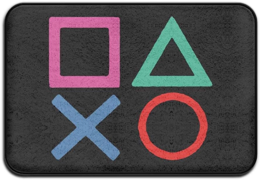 HouyunGood Playstation Joypad Doormats Bathroom Rugs for Indoor Outerdoor Bathroom