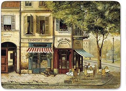 Pimpernel Parisian Scenes Placemats - Set of 6, Multicolor