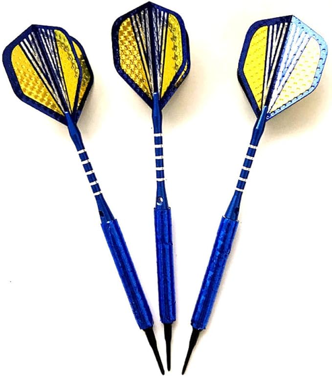 N /A Soft Darts 3Pcs Blue Dart 14G Safety Soft Darts