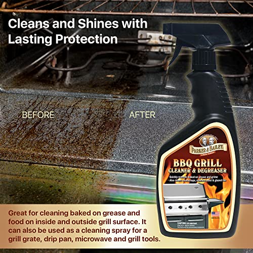 Parker & Bailey Grill Cleaner and Degreaser BBQ Grill Cleaner Degreaser Cleaner Heavy Duty