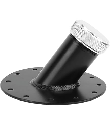 Rci 7036B, Kit Black Steel Fuel Fill Neck 1-3/4In Angled