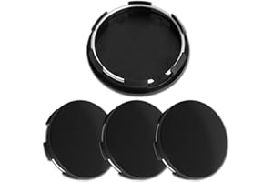 MOTOREXPERTZ ME 2.7Inch 69MM Wheel Center Caps for Honda Accord Civic CRV Pilot Rim Hub Caps 44732 S9A A00, Pack of 4 (Matte Black, Outer 69MM, Inner 64MM)