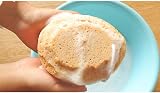 EXCEART Honeycomb Bath Sponge 5pcs Yellow Soft Shower Body Cleansing view 5