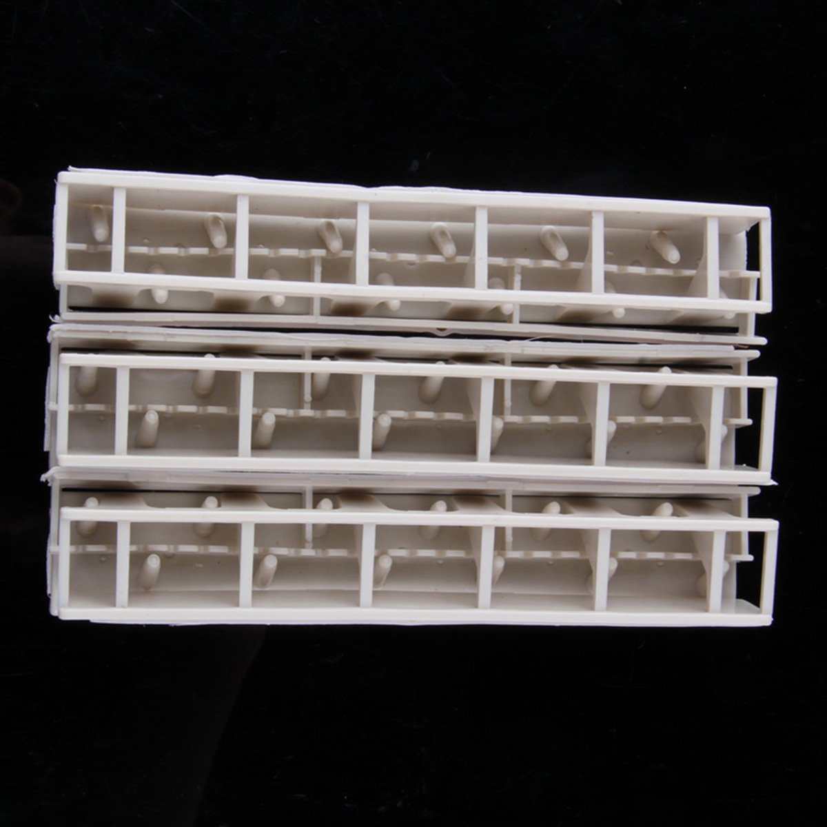 LONGQI 9 Pcs/Ensemble de Bijoux de Plastique Organiseur de Rangement Bijoux