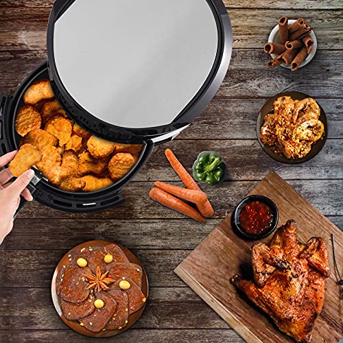 LLIVEKIT 10In1 Air Fryer Large Family Size 7 Quart Hot Air Fryer Oil