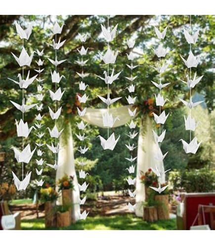 HAOBIN 36 Palomas De Origami De Papel En 3 Tamaños – Decoración Para Bodas, Cumpleaños Y Eventos – Símbolo De Paz Y Amor