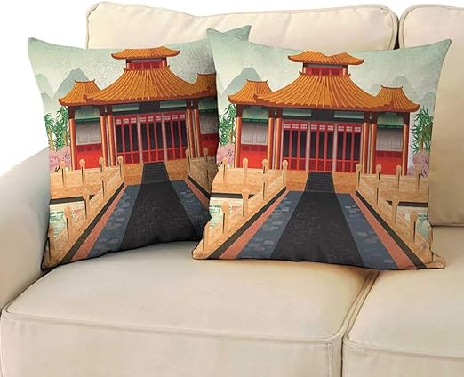 Amazon Com Renteriadecor Ancient China Living Room Cushion Throw