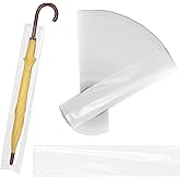 100PCS Umbrella Bags Disposable Clear Plastic Wet Umbrellas Bag Disposable Long Umbrella Bags Wrapper Bag Clear Wet Umbrellas Cases 27.56 X 5.12 Inch Long Rain-Umbrella Sleeves