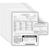 J. J. Keller Record of Annual Inspection Form with Inspection Label10-Pack | Prenumbered Vinyl Adhesive Label, 2-Ply Carbonless Form, DOT Compliant