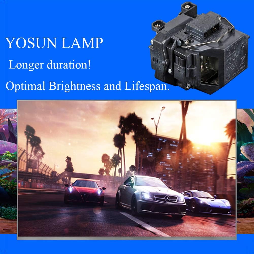 YOSUN v13h010l67 Projector Lamp for epson elplp67 ex5210 ex7210 ex3210 ex3212 vs210 vs220 s11 x12 x15 eb-s02 eb-w12 PowerLite Home Cinema 500 707 710hd 750hd Replacement Projector Lamp Bulb: Home Audio & Theater