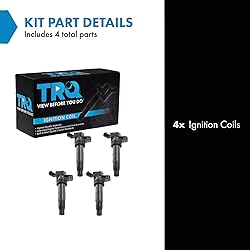 TRQ Ignition Coil Set Compatible with 08-15 Hyundai