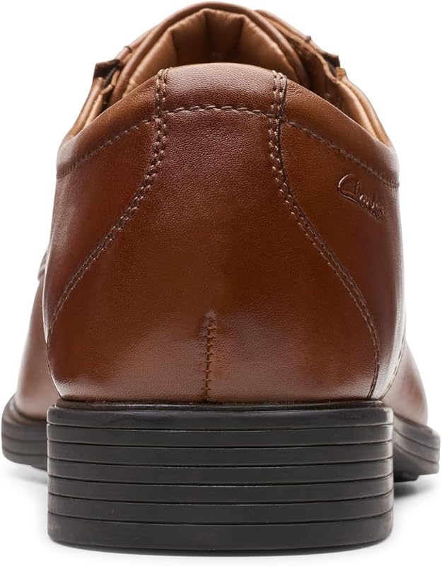 Herren Whiddon Plain Oxford-Schuh, Dunkelbraunes Leder, 42 EU