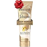 Pantene Miracle Rescue Deep Conditioner with Melting Pro-V Pearls - For Dry, Damaged, or Color-Treated Hair - Intense Moisture & Repair - 8.0 Oz