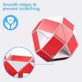 ECHOCUBE Magic Snake Cube 2 Pack 24 Blocks Educational Fidget Toy Twist Puzzle view 3