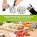 Knife Sharpener for Kitchen,zanmini 4-Stage Knife Sharpener, Helps Repair, Restore and Polish Blades,Gray