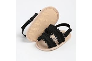 Infant Baby Girls Knitting Sandals Soft Sole Wedding Dress Flats Newborn First Walkers Crib Dress Shoes