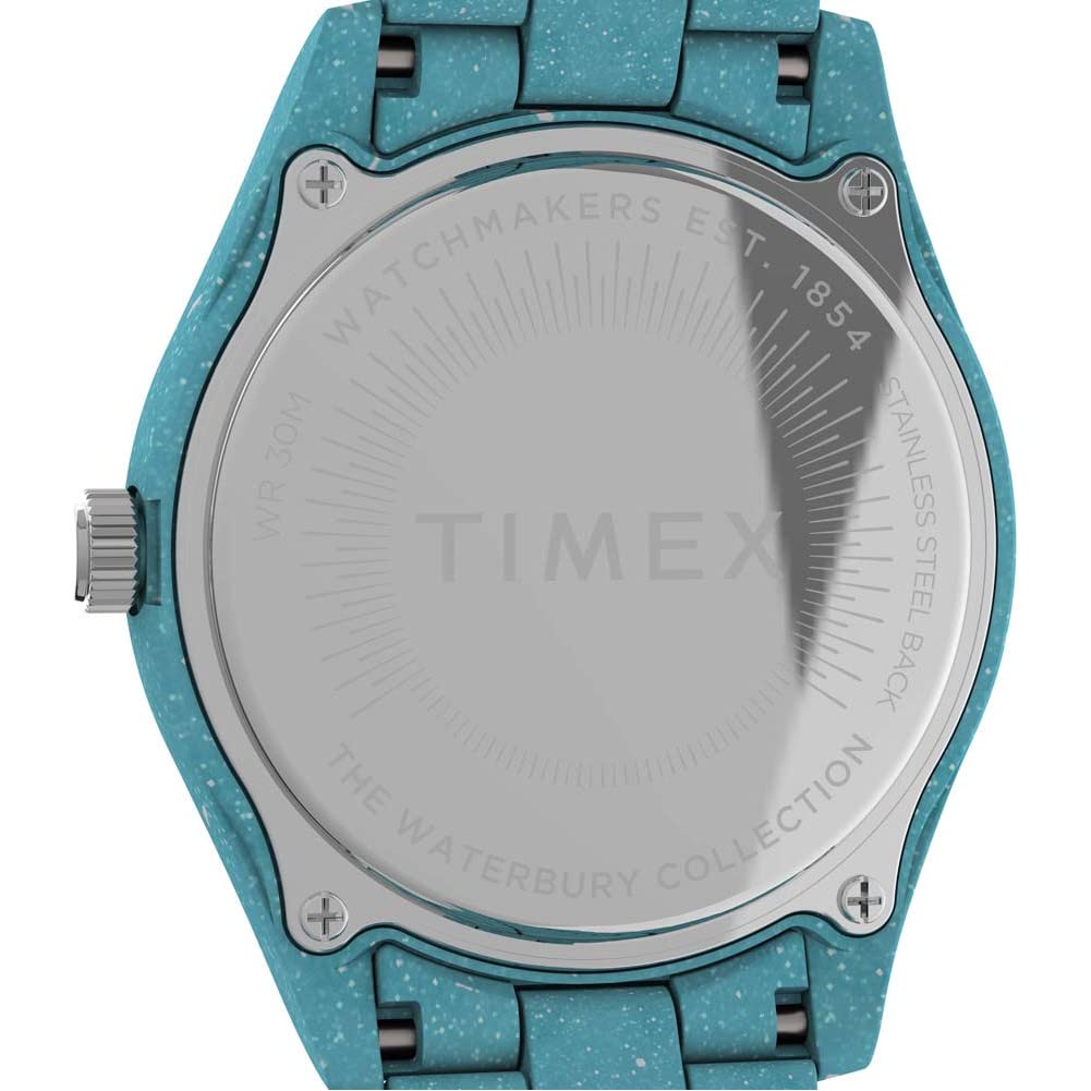 Timex Eco-Friendly 37mm Women’s Analog Watch | Made from Recycled Ocean Plastic | Luminant Hand Markers