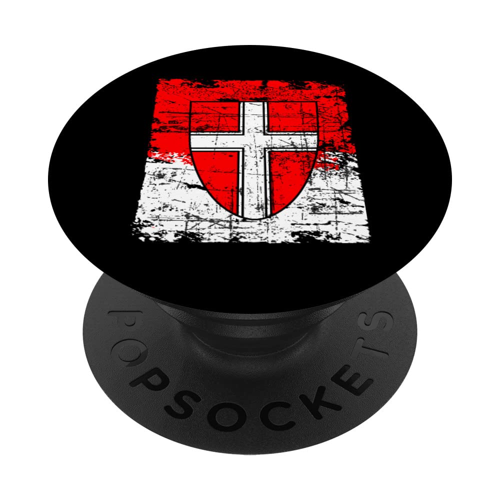 Vienna Shirt Vienna Crest Shield for Men and Women PopSockets Swappable PopGrip