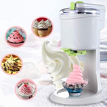 Amazon 家庭用アイスクリームメーカー 全自動ミニフルーツソフトは ホームdiyキッチン用アイスクリームマシン 健康 乳製品無料 シンプルなワンプッシュ操作を サーブ Ajwow アイスクリームメーカ
