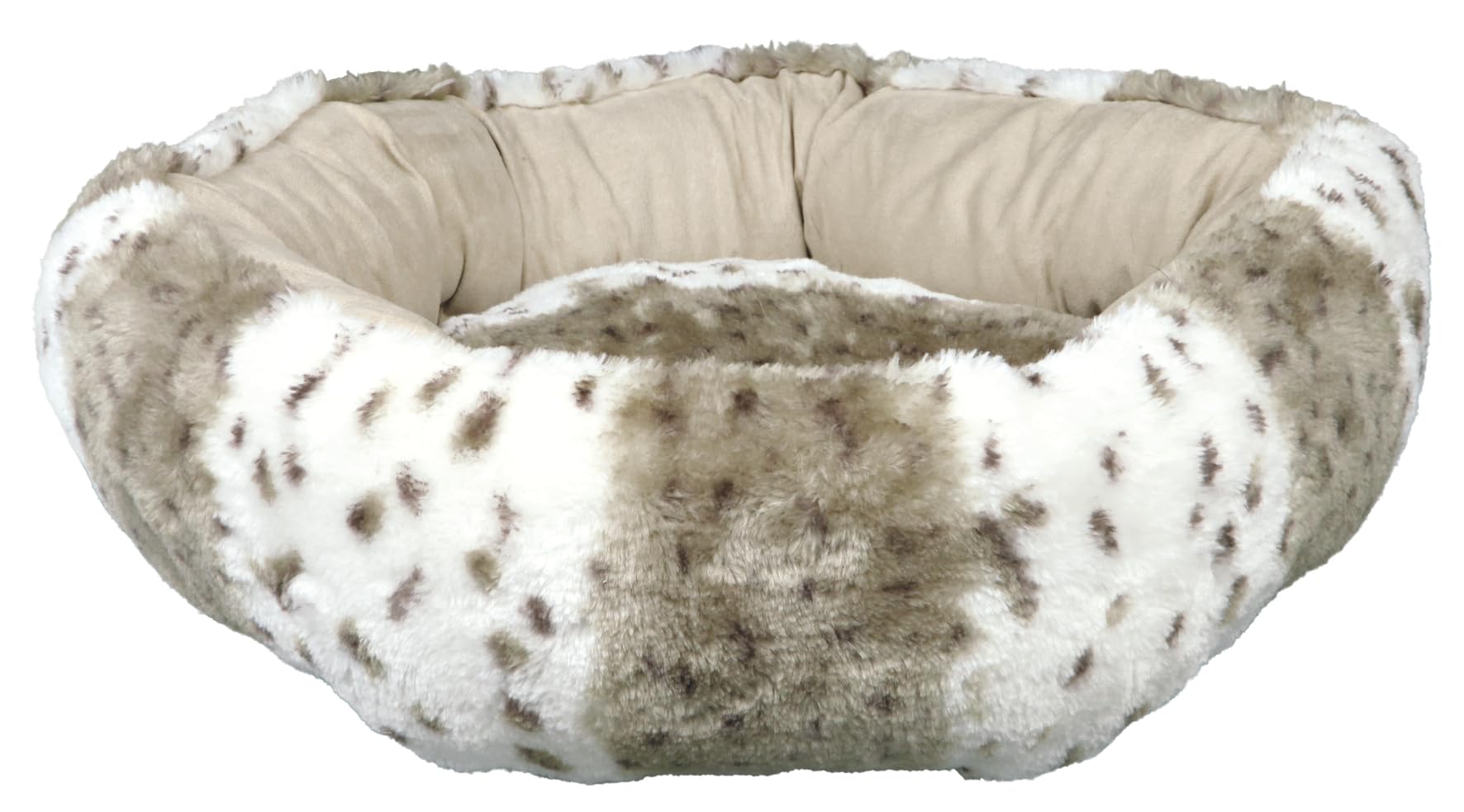 Trixie Leika Cuddly Dog Bed Beige/White, 50 cm