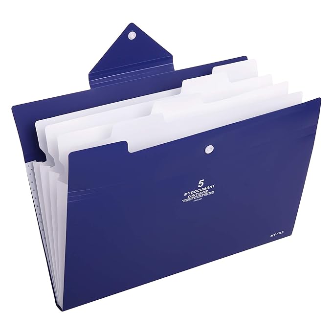 Skydue PP Expanding File Folder Accordion Documents Letters Organizer