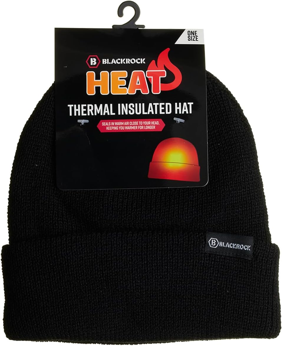 Blackrock Unisex Thermal Beanie Hat for Men Women Running Lightweight Skull Cap