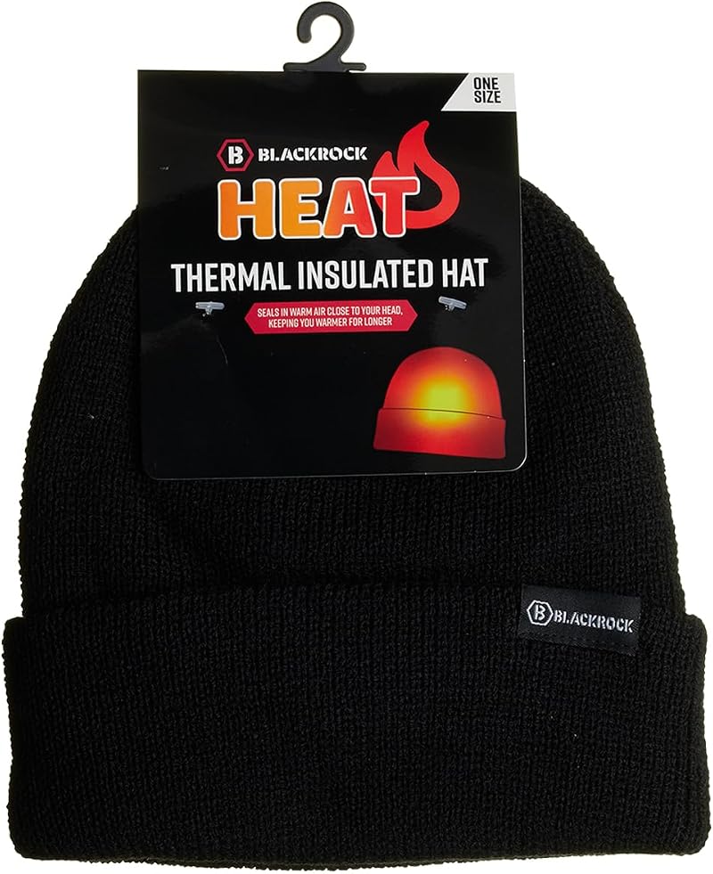 Blackrock Unisex Thermal Beanie Hat for Men Women Running Lightweight Skull Cap