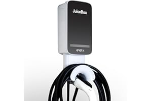 JuiceBox 40 Smart Electric Vehicle (EV) Charging Station with WiFi - 40 amp Level 2 EVSE, 25-Foot Cable, UL & Energy Star Certified, Indoor/Outdoor Use (Hardwired Install, Gray)…