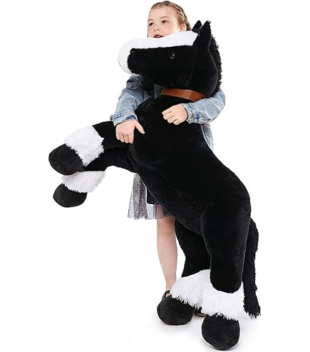 Caballo De Peluche Eléctrico Con Manchas: Pony Interactivo Que Camina, Relincha Y Mueve Cabeza Y Cola