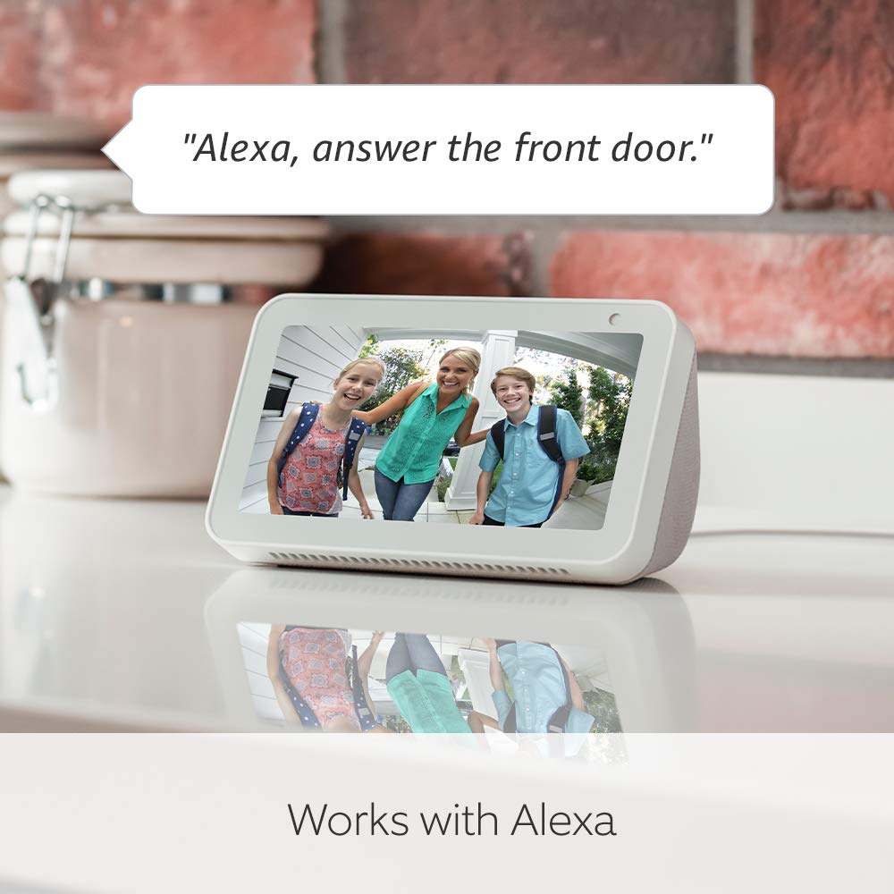 Certified Refurbished Ring Video Doorbell (2nd Gen)|Wireless Video Doorbell Security Camera with 1080p HD Video,battery-powered,Wifi,easy installation|Works with Alexa|30-day free trial of Ring Home