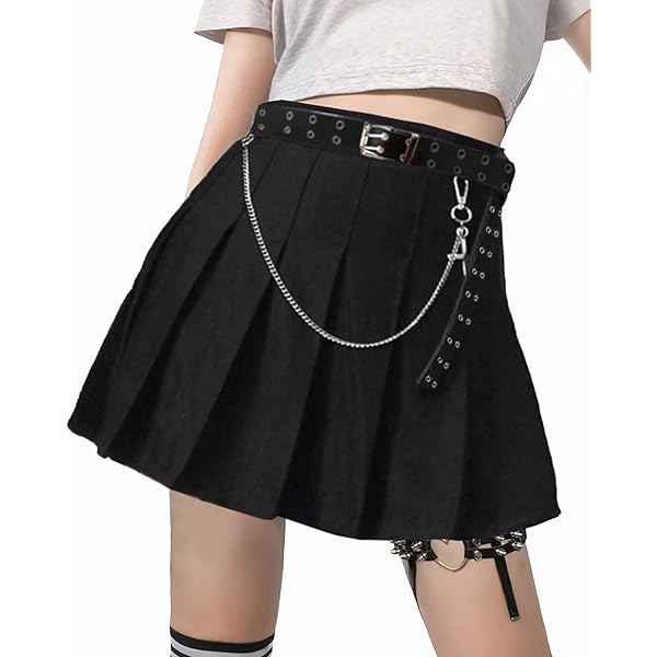 M me eme Belt design pleats mini skirt エムミーエメHigh waist belt