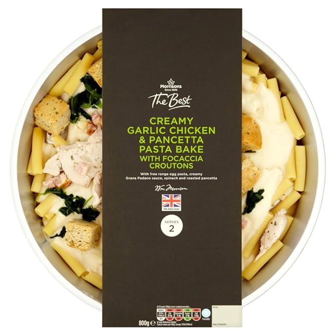 Morrisons The Best Chicken Caesar Pasta Melt, 800 g Amazon.co.uk Grocery