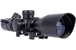 Monstrum Tactical 2-7x32 Rifle Scope with Rangefinder Reticle and Offset Reversible Scope Rings