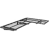 FLEXIMOUNTS 2 Pack 2x4ft Corner Wall Shelving Garage Storage Rack, 24x48 inch Floating Shelves, 660lbs Total Weight Capacity, Black, Pro Series
