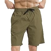 BUMDEEP Men's Swim Trunks Quick Dry Bathing Suit Swimming Board Shorts Mesh Lining Beach Swimwear