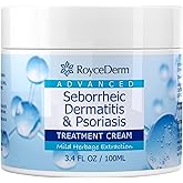Roycederm Psoriasis Cream, Seborrheic Dermatitis Cream, Anti-Itch Cream, Scalp Treatment for Psoriasis, Dry Itchy Scalp Treat