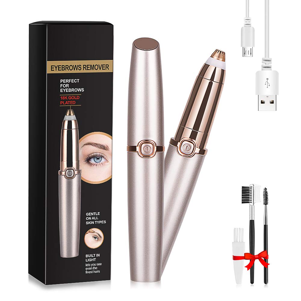 gold eyebrow trimmer