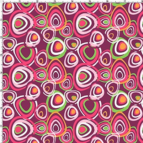 Eco-Friendly ProSoft PUL Print Premium Waterproof PUL Polyurethane Laminate Print Barrier Fabric (Made in USA, sold by the yard) (Lollipop SweetTooth)