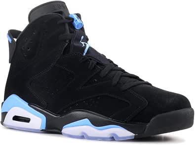 Jordan Sneaker - Nike Air Jordan 6 Retro Unc para hombre, negro, azul  384664-006 Hombres : Amazon.es: Zapatos y complementos