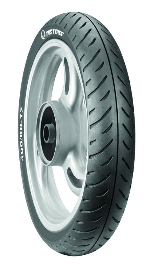TVS Tyres ATT230F 100/80-17 52P Tubeless Type Bike Tyre, Front