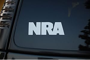 FIVE STAR GRAPHICS NRA Sticker Vinyl Decal 5.5" X 2.5" Car Window Laptop Sticker (V59)