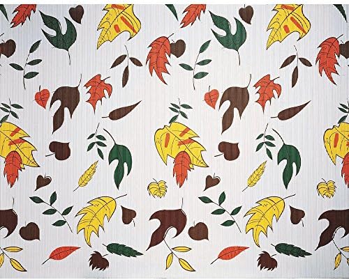 Corobuff Counterwrap Orange Falling Leaves - 25'L x 48"W