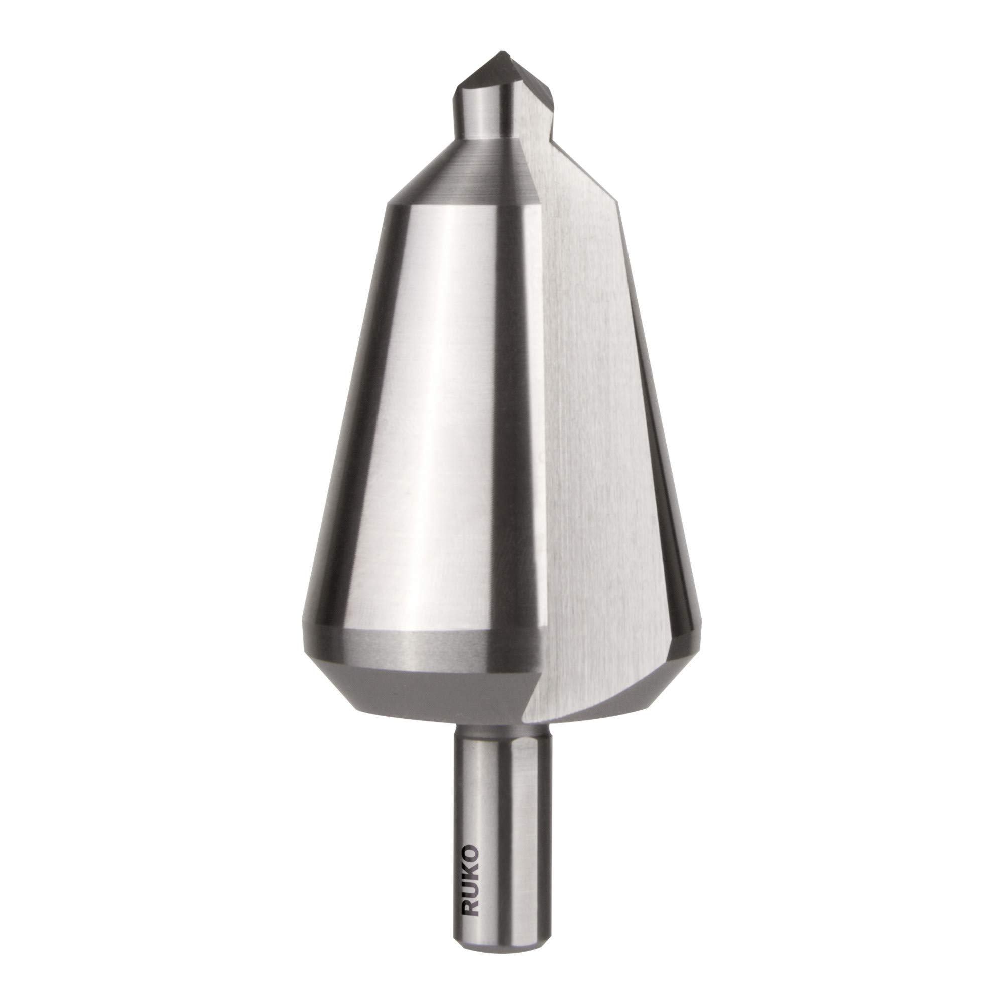 RUKO HSS Tube and Sheet Drill Bit, CBN Ground with Split Point, Bright Finish, 24.0-40.0 mm Drilling Range, Size 4, 89.0 mm Length, R101004