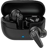 JLab Go Pods ANC True Wireless Bluetooth Earbuds & Charging Case, Hybrid Active Noise canceling + Be Aware for Safe Listening, 26+ Hours Total Playtime, Clear Calls, Custom Sound via App, Black