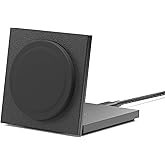 Native Union Rise Magnetic Wireless Charger – Qi2 Certified & MagSafe Compatible – Foldable Charging Pad & Stand for iPhone Air, 17 & Other Qi-Compatible Devices – Up to 15W Fast-Charging (Black)