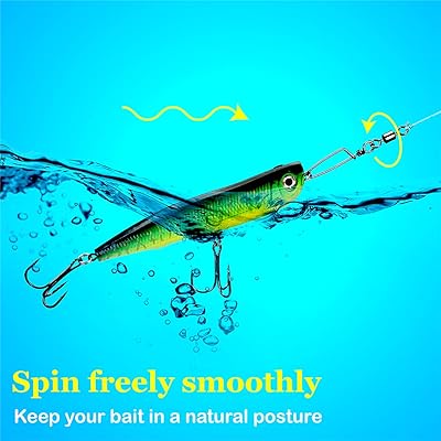 Buy Fishing Swivels With Snap Bass Fishing Gear High Strength Stainless Steel Fast Change Fishing Line Leader Bass Lures Hooks Weights 50 Pcs Test 70 150 Pound Online In Kazakhstan B08t6l5k61