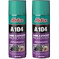 Akfix A104 Sticker Remover Spray - Cleaning Labels on Wood, Glass & Plastic - Safe Decal Remover for Tape, Residue, Gum and Stain Marker, Glue Eraser with Citrus Oil Spray | 6.7 Oz. 2 Pack