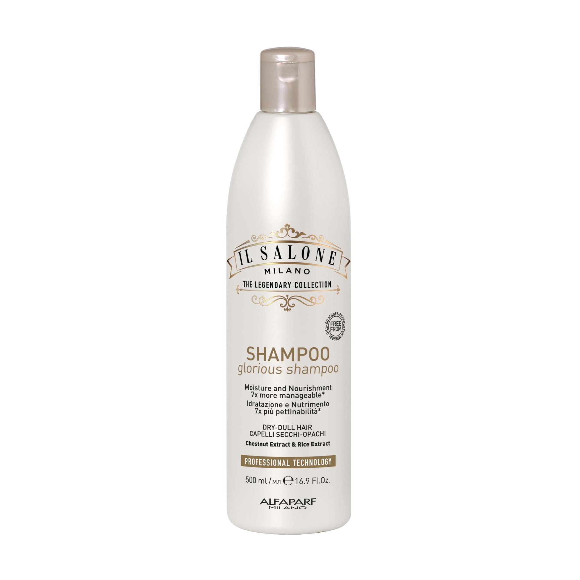 Alfaparf Il Salone Milano Glorious Shampoo 500ml - shampoo per capelli secchi e opachi
