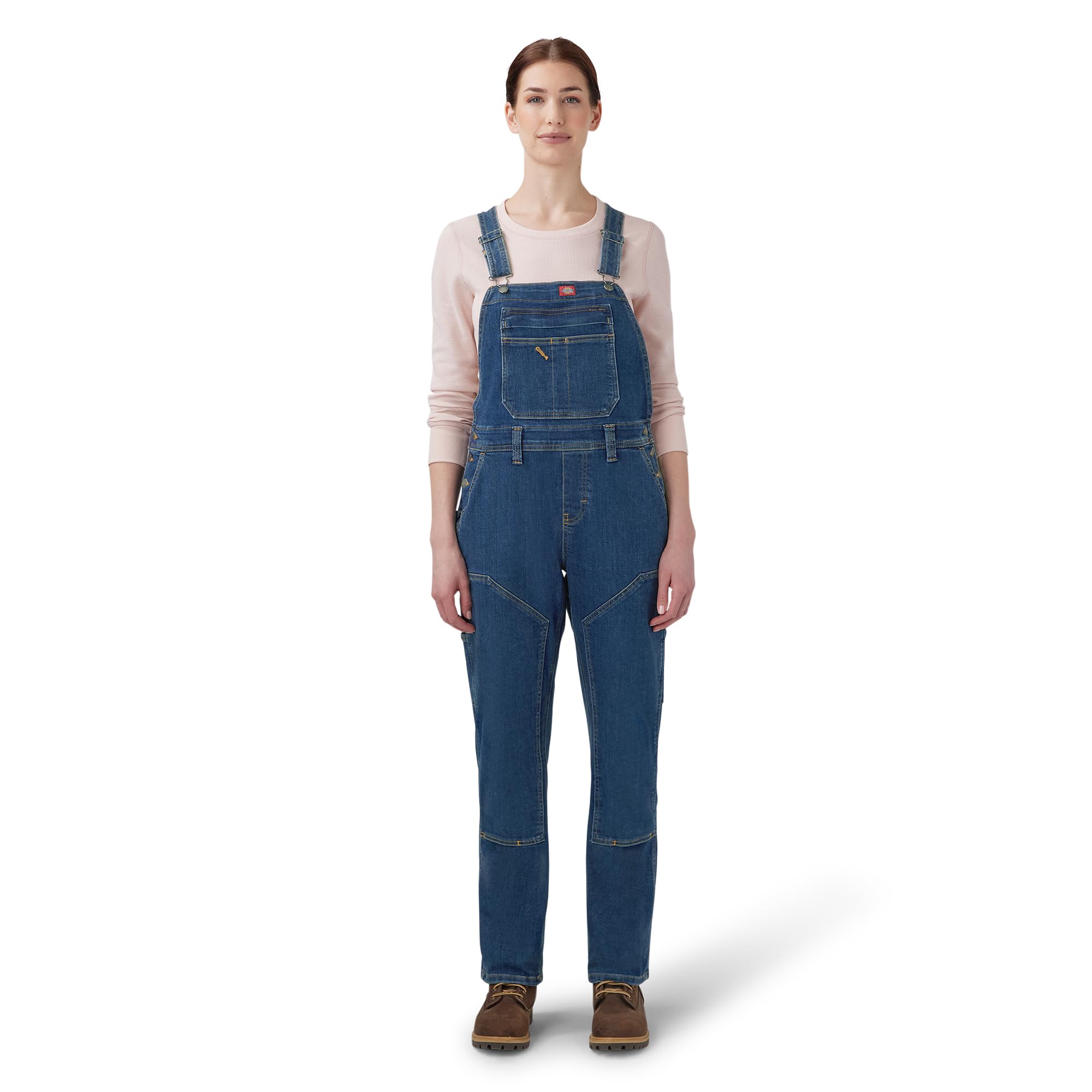 Dickies Women's Double Front Bib Overalls Image