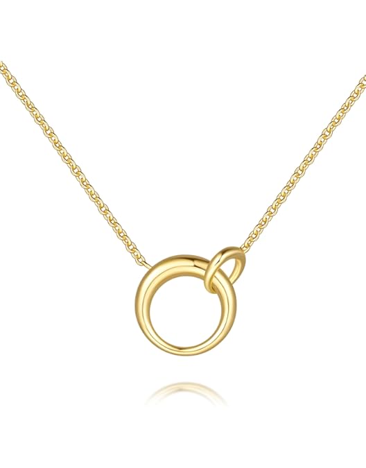 Daniel Wellington Elan Unity Gold Pendant Necklace - 316L